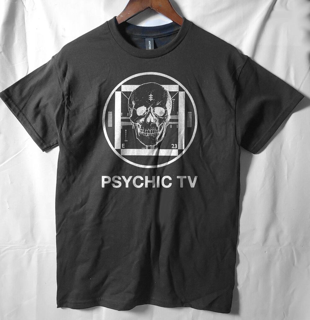Psychic TV band t shirt Size Medium Black